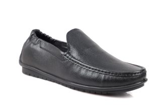 Oxhide Black Loafer Leather Shoes -TR 1060 Oxhide Black